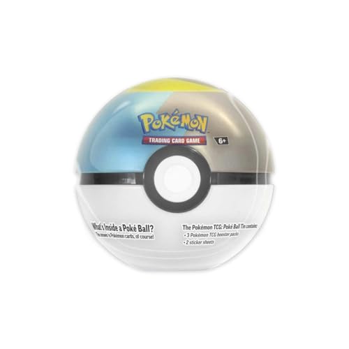 Pokémon TCG: Poké Ball Tin 3-Pack Bundle 2024- Poké Ball, Premier Ball, Moon Ball. Amazon Exclusive ( Includes 9 Scarlet & Violet Booster Packs + Stickers)