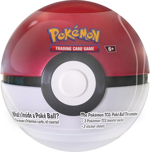Pokémon TCG: Poké Ball Tin 3-Pack Bundle 2024- Poké Ball, Great Ball, Ultra Ball. AMAZON EXCLUSIVE (Includes 9 Scarlet & Violet Booster Packs + Stickers)