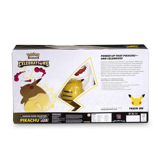 Pokemon TCG: Celebrations Premium Figure Collection Pikachu VMAX, Multicolor