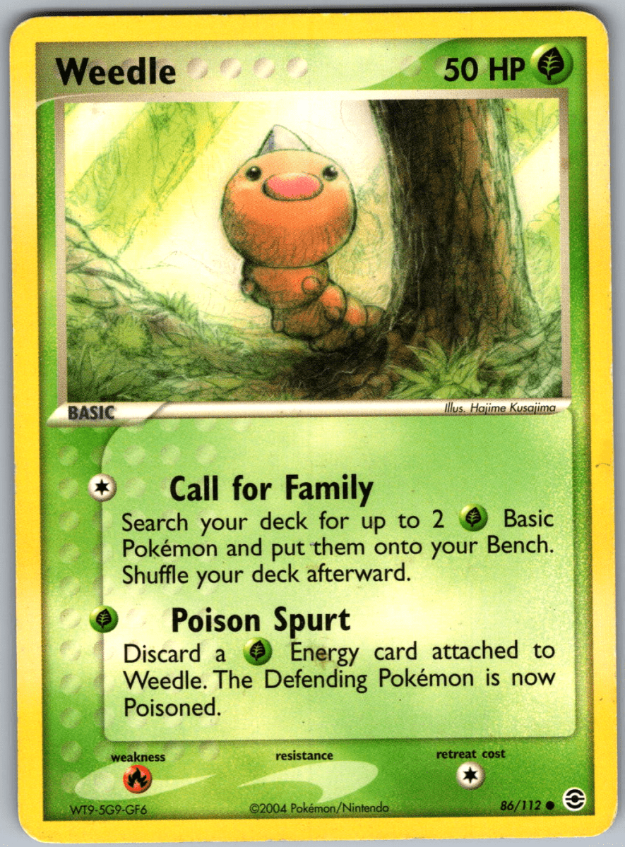 2004 Weedle #86