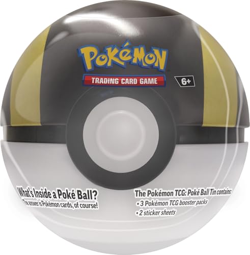 Pokémon TCG: Poké Ball Tin 3-Pack Bundle 2024- Poké Ball, Great Ball, Ultra Ball. AMAZON EXCLUSIVE (Includes 9 Scarlet & Violet Booster Packs + Stickers)