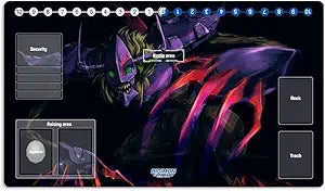 New DTCG Duel Playmat Digimon Ladydevimon Trading Card Game TCG CCG Mat Pad + Free Bag (ZD002-108-SM)