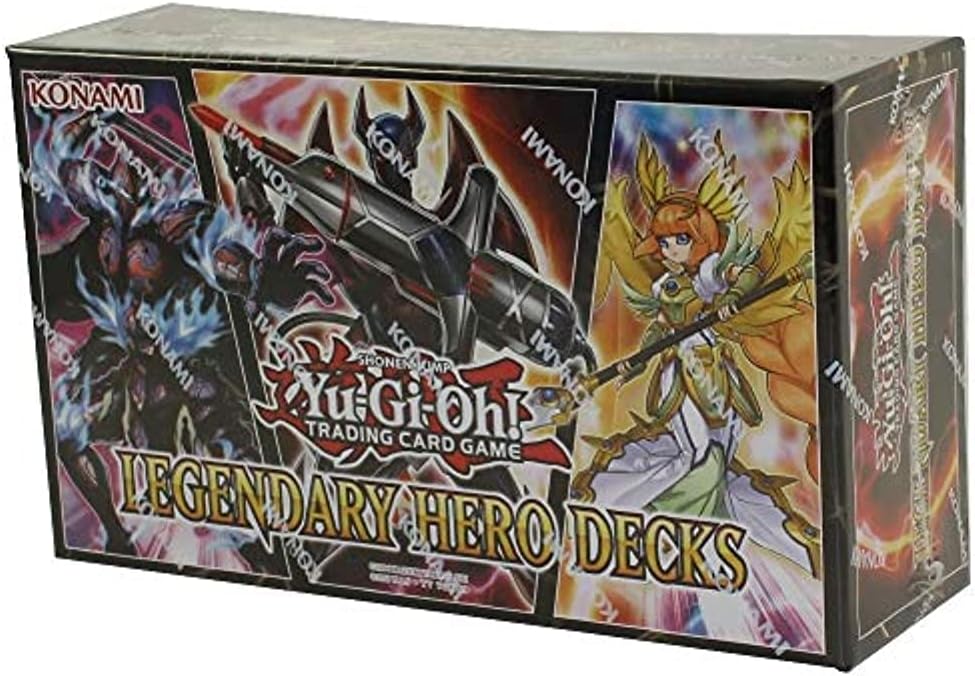 Yu-Gi-Oh! Cards Legendary Hero Decks - 5 Ultra Rare | Contains 150 Trading Cards