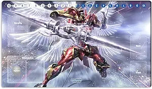 New DTCG Duel Playmat Digimon Diaboromon Trading Card Game TCG CCG Mat Pad + Free Bag (ZD002-324-SM)