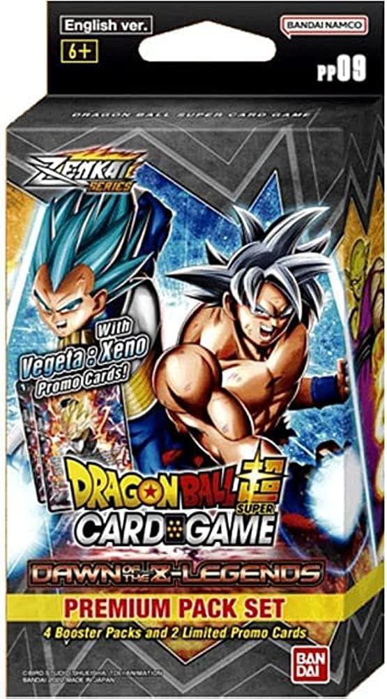 Dragon Ball Super Card Game: Dawn of The Z-Legends Premium Pack Set, Blue (DBS-PP09)