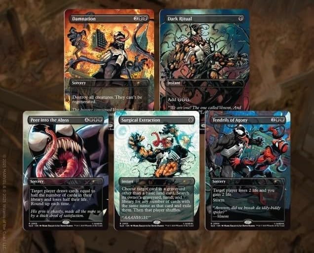 Magic: The Gathering Secret Lair x Marvel's Spider-Man: Venom Unleashed (Colors) (Non-Foil)
