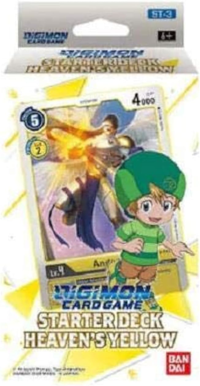 Digimon English TCG ST-3 Starter Deck Heaven's Yellow - 54 Cards