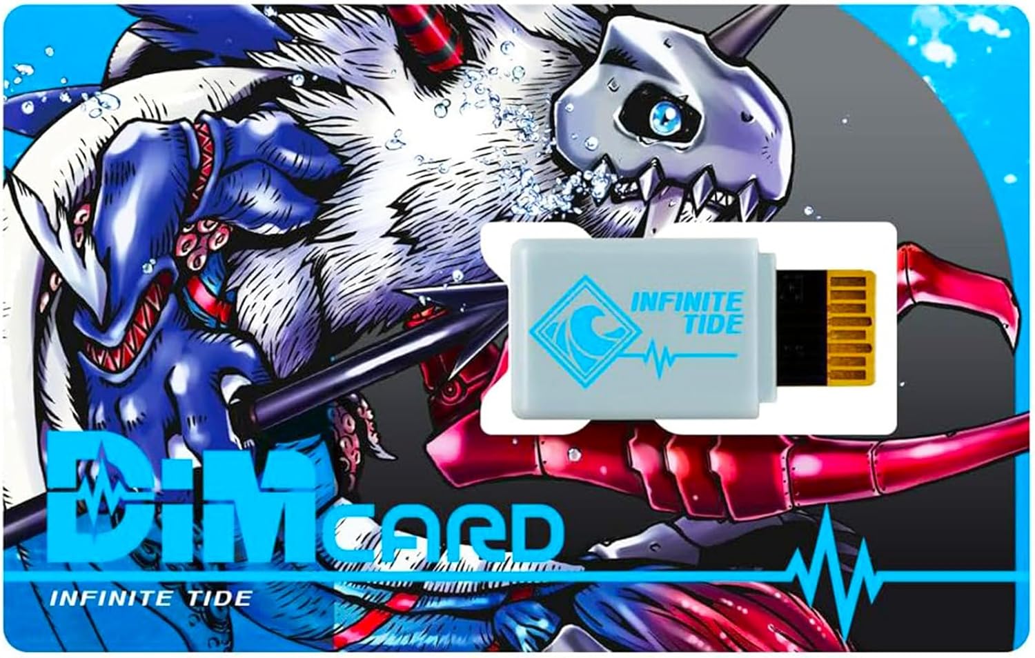 Digimon Dim Card Pack - Bundle with Vital Hero Cards Including Hermit in The Jungle, Nu Metal Empire, Volcanic Beat, and Blizzard Fang Plus Bookmark | Digimon Dim Cards