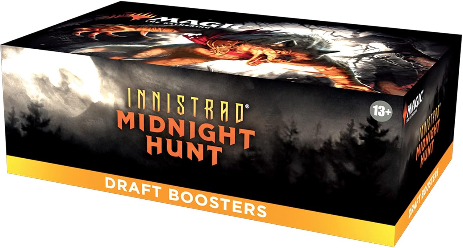 Magic: The Gathering Innistrad: Midnight Hunt Draft Booster Box | 36 Packs (540 Magic Cards)