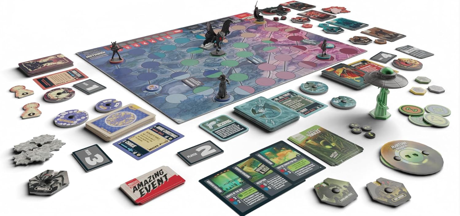 Restoration Games Unmatched Adventures Tales to Amaze - Cooperative Strategy Board Game for 1 to 4 Players - Heroes and Villains with Miniatures - 40-60 Min Playtime - Ages 9+
