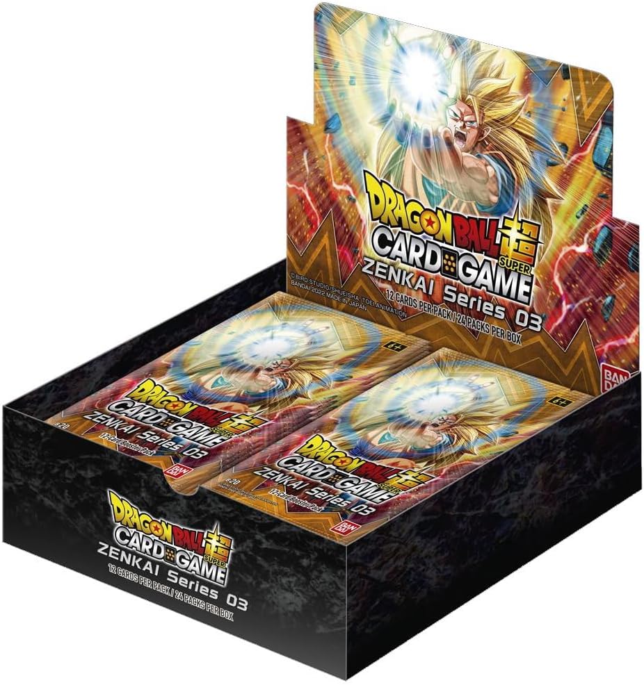 BANDAI | Dragon Ball Super CG Booster Pack Zenkai Series Set 03 (B20) | Trading Card Display | Ages 6+ | 1 Players