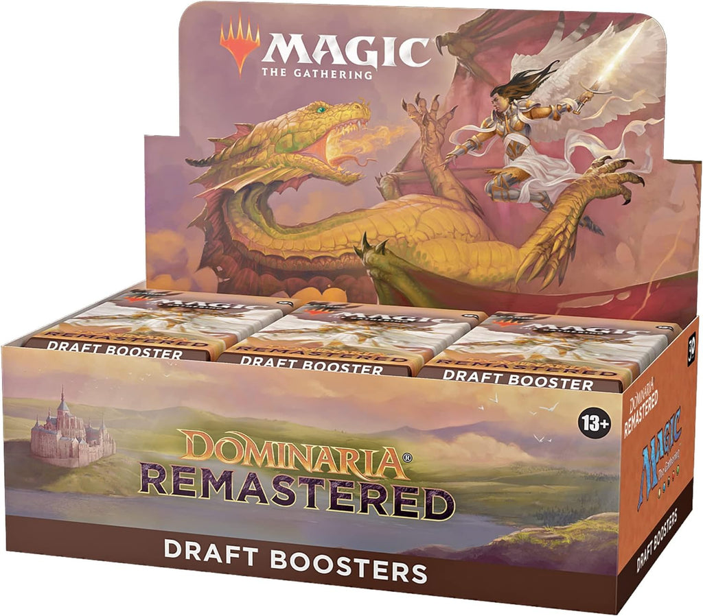 Magic The Gathering Dominaria Remastered Draft Booster Box | 36 Packs (540 Magic Cards)