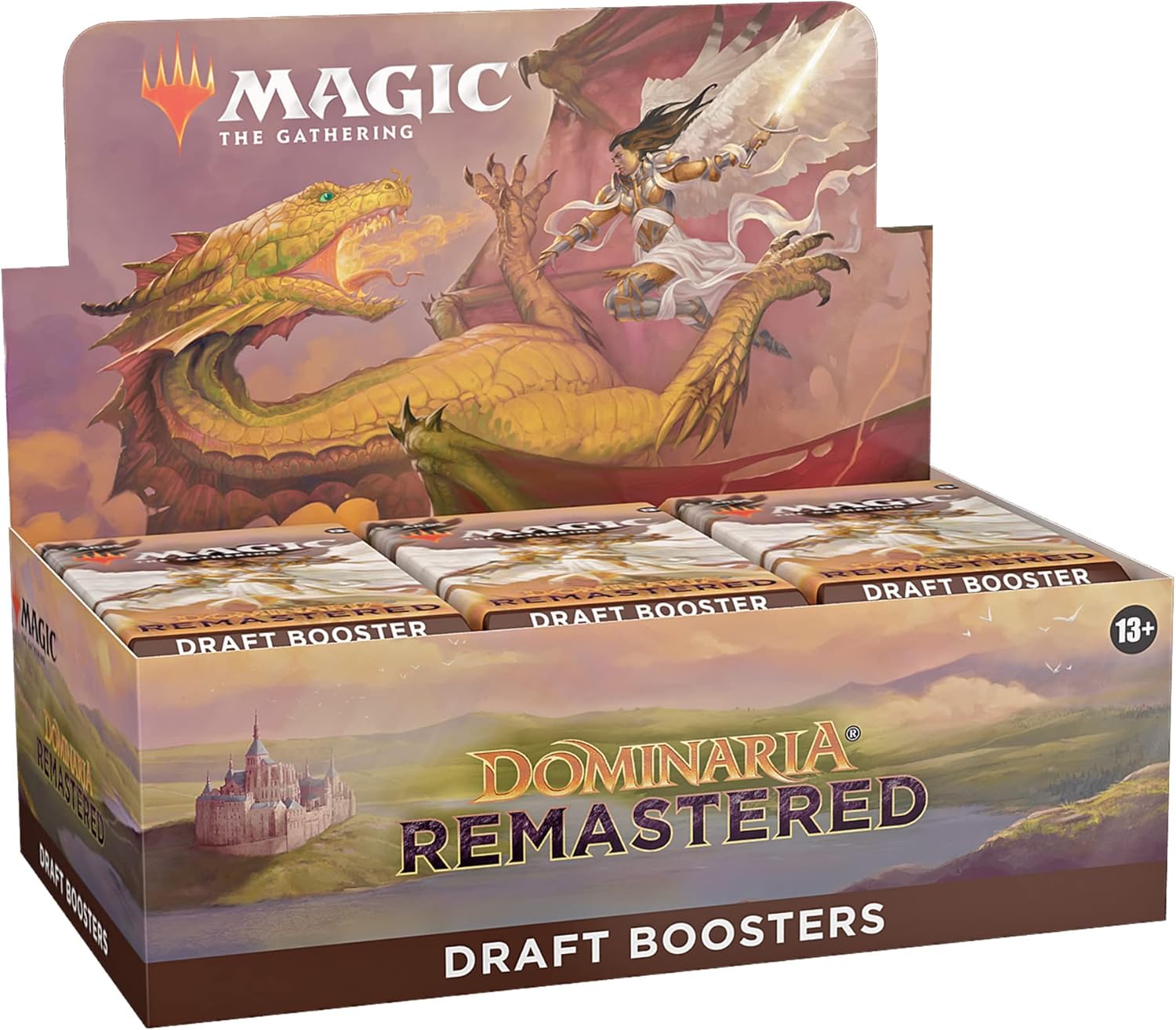 Magic The Gathering Dominaria Remastered Draft Booster Box | 36 Packs (540 Magic Cards)