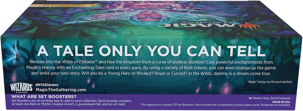 Magic: The Gathering Wilds of Eldraine Set Booster Box - 30 Packs (360 Magic Cards)