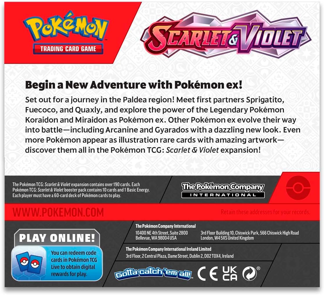 Pokémon TCG: Scarlet & Violet Booster Display Box (36 Packs)
