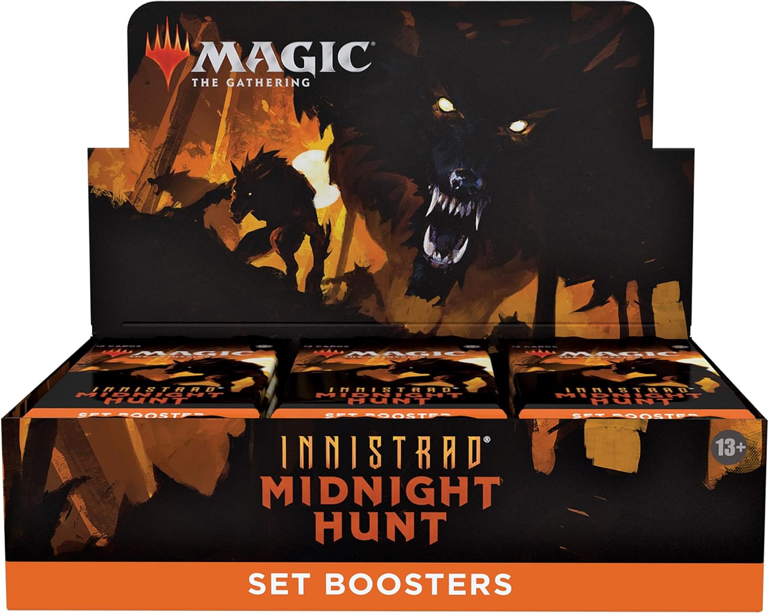 Magic The Gathering Innistrad: Midnight Hunt Set Booster Box | 12 Count (Pack of 30)