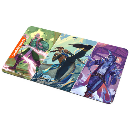 UniVersus: Critical Role: Heroes of Exandria - Caduceus, Beauregard & Mollymauk of The Mighty Nein Playmat - 24x14, Neoprene, Tabletop Game Accessory