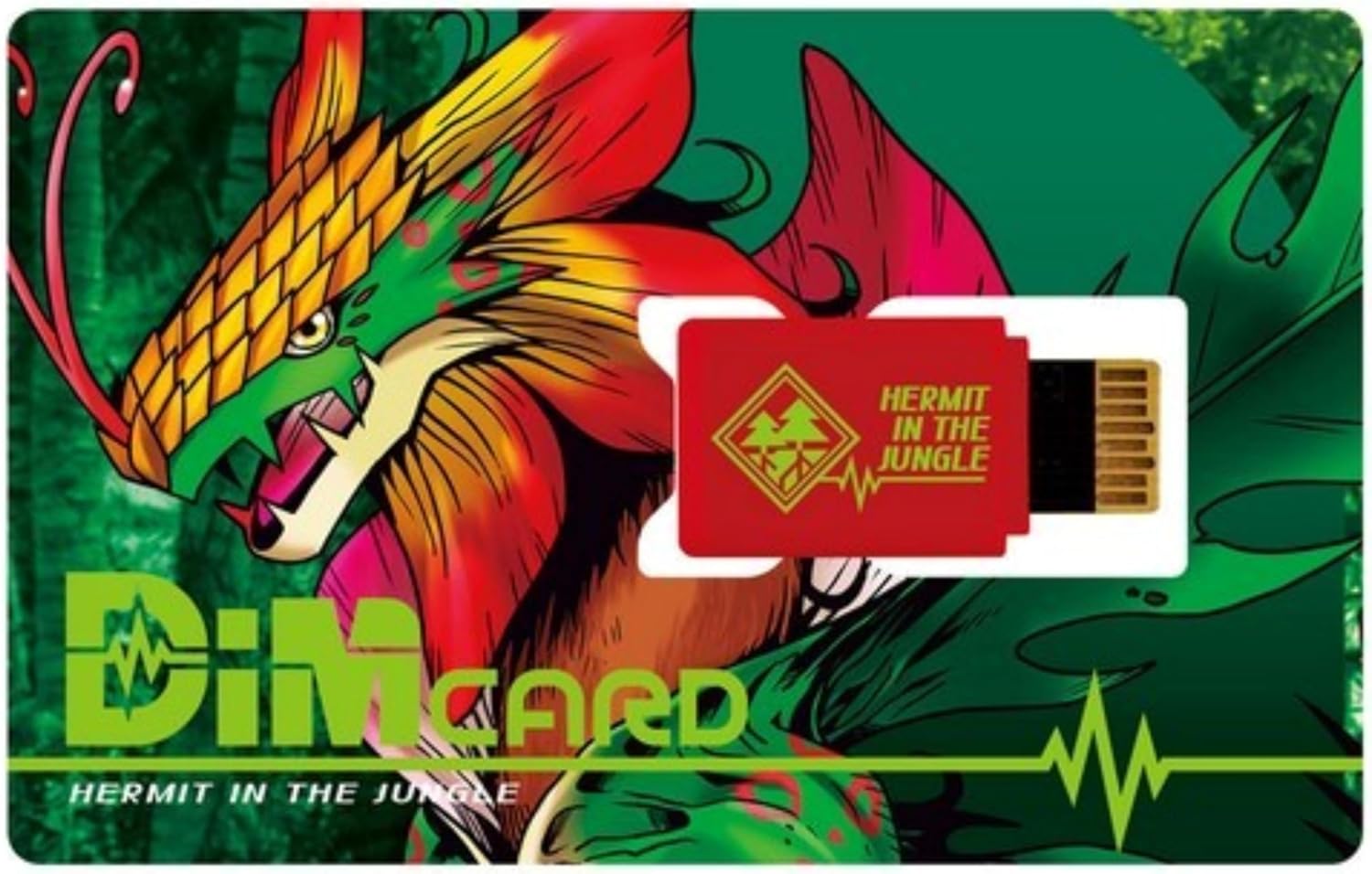 Digimon Bandai Hermit in The Jungle and Nu Metal Empire DIM Cards DIM Card Expansions for The Vital Bracelet| Raise New Electronic Pets with These Vital Bracelet Cards