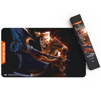 UniVersus: Critical Role: Heroes of Exandria Grog Strongjaw Playmat - 24 x 14 Neoprene Mat, Tabletop Card Game Accessory, UVS Games, Licensed
