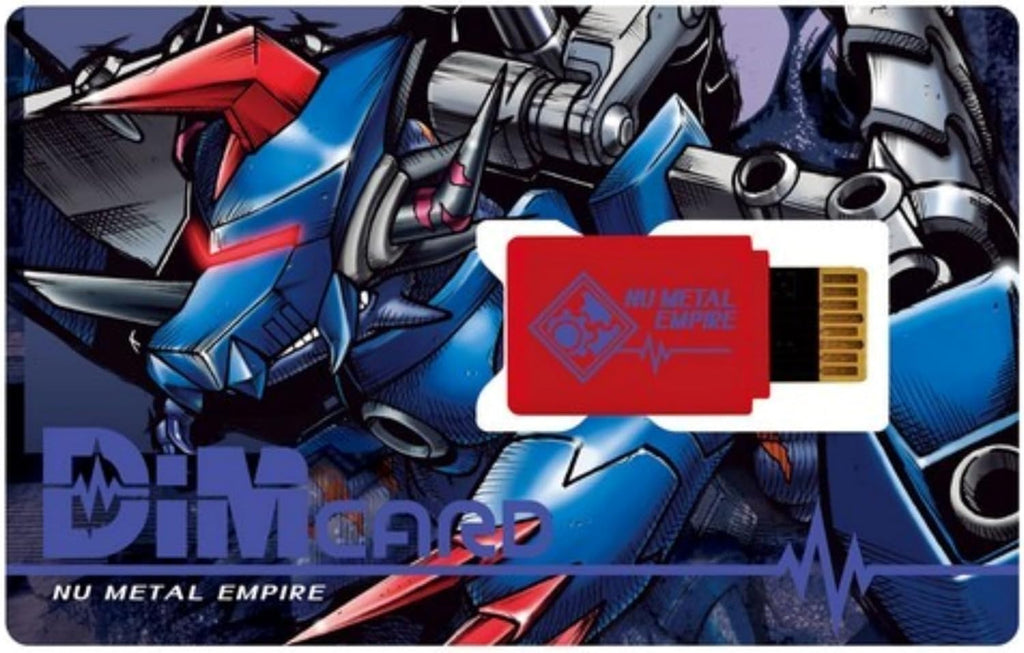 Digimon Bandai Hermit in The Jungle and Nu Metal Empire DIM Cards DIM Card Expansions for The Vital Bracelet| Raise New Electronic Pets with These Vital Bracelet Cards