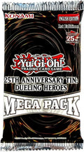 KONAMI Yu-Gi-Oh! Trading Card Game 25th Anniversary Dueling Heroes Booster MEGA Pack [18 Cards]