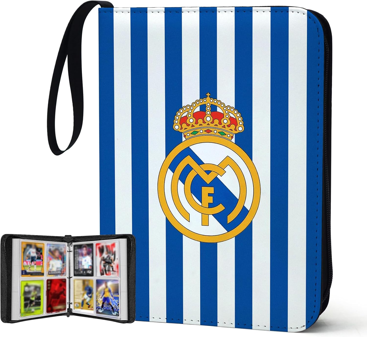 Anime Trading Card Binder for Cards,4 Pocket with 60 Sleeves up to 480 Cards,Waterproof Card Storage Bag with Removable Sleeves for Anime and TCG Cards