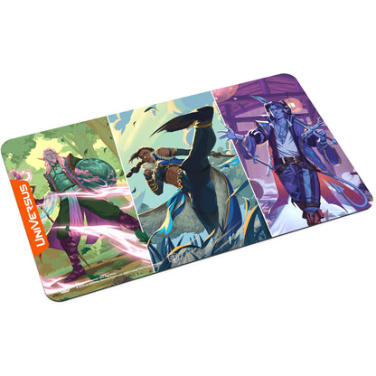 UniVersus: Critical Role: Heroes of Exandria - Caduceus, Beauregard & Mollymauk of The Mighty Nein Playmat - 24x14, Neoprene, Tabletop Game Accessory