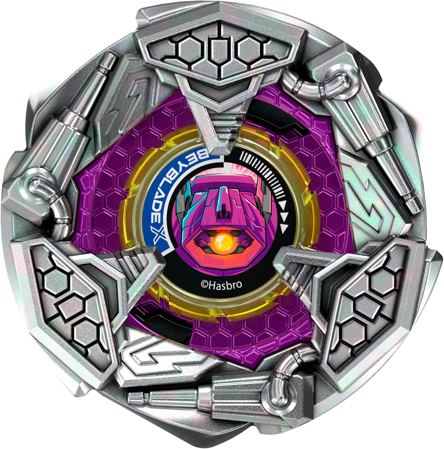 Beyblade X and Transformers Collab, Bumblebee 3-60GP vs. Shockwave 5-80O, 2 Takara Tomy Tops, 2 Launchers, Battling Top Game Toys, Ages 8+ (Amazon Exclusive)