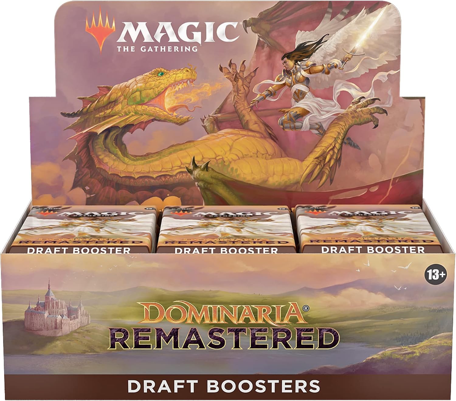 Magic The Gathering Dominaria Remastered Draft Booster Box | 36 Packs (540 Magic Cards)