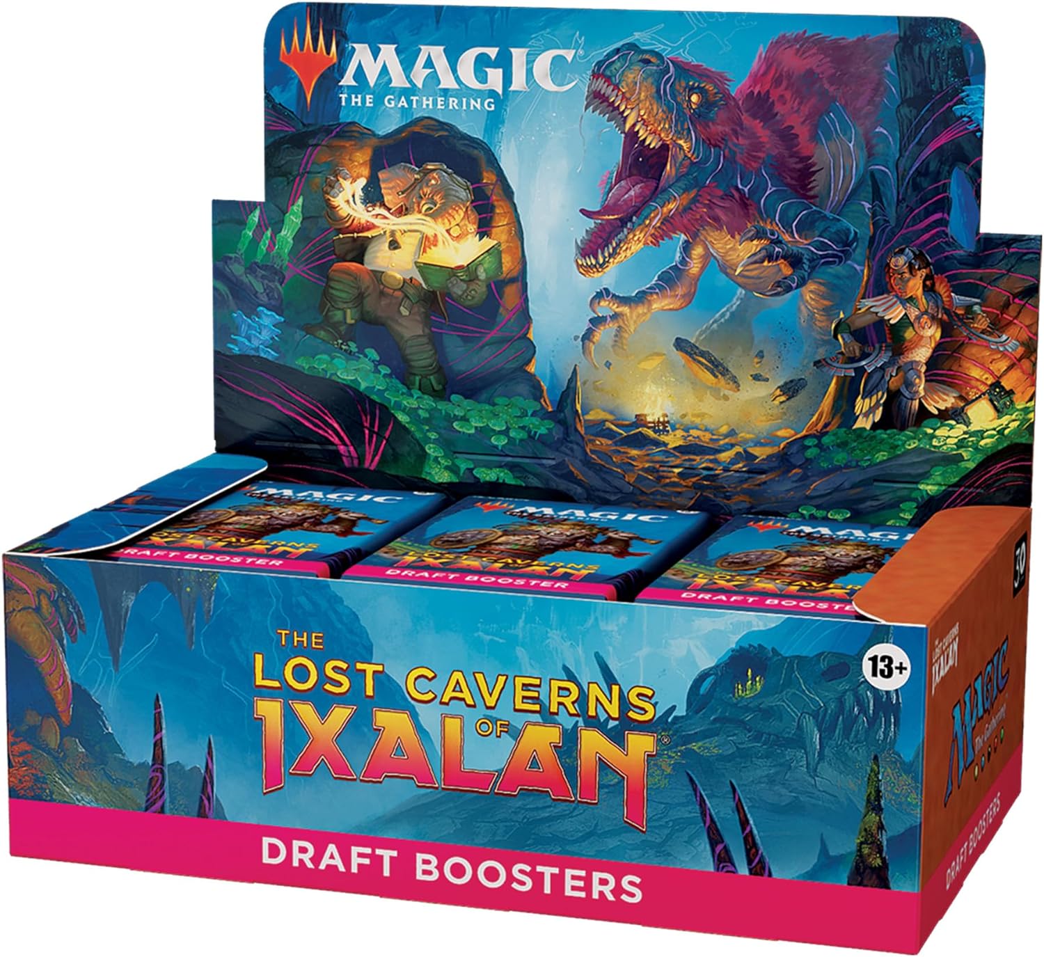 Magic: The Gathering The Lost Caverns of Ixalan Draft Booster Box - 36 Packs + 1 Box Topper Card (541 Magic Cards)