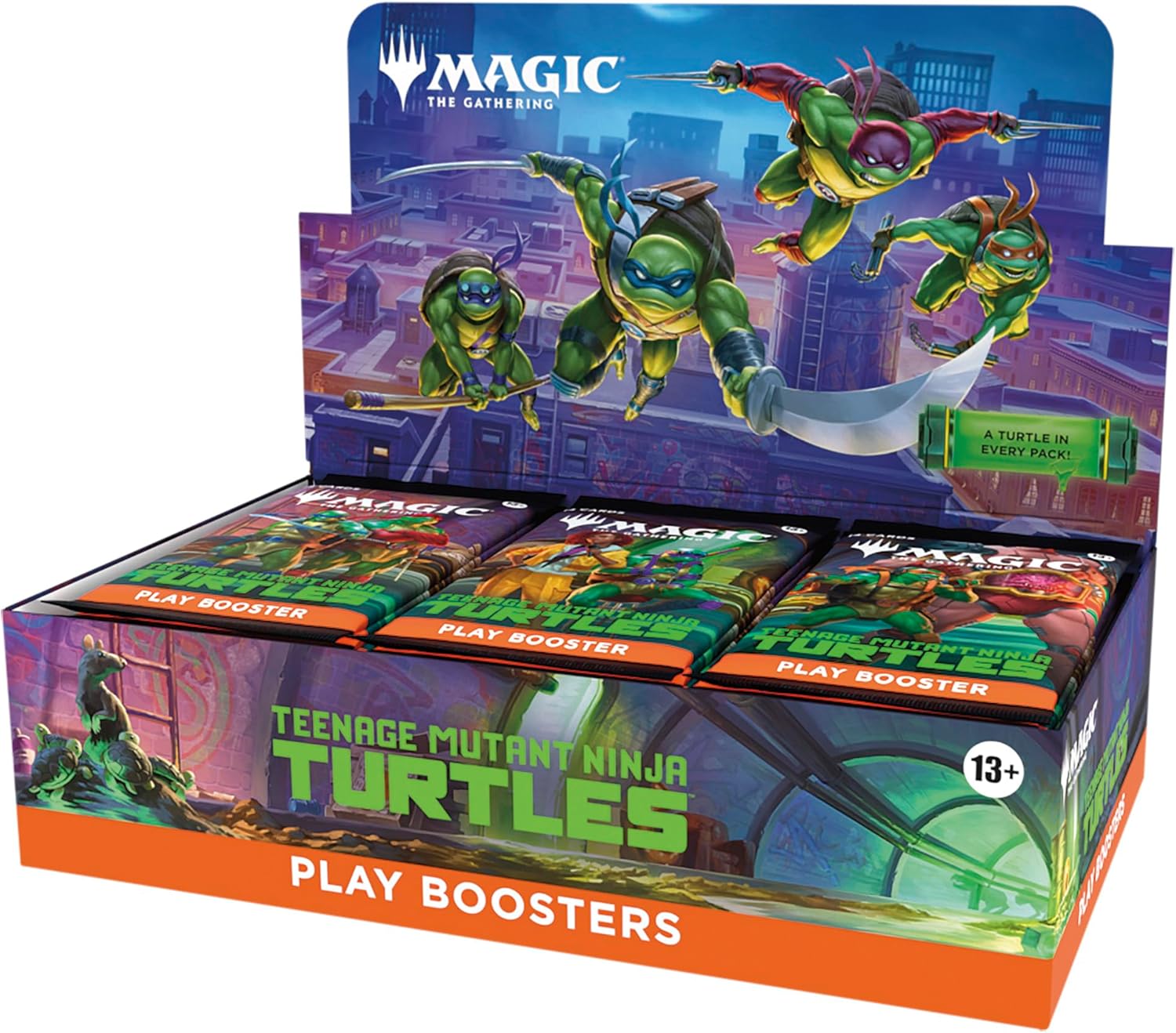 Magic: The Gathering | Teenage Mutant Ninja Turtles - Play Booster Box | 30 Packs | Collectible Trading Card Game