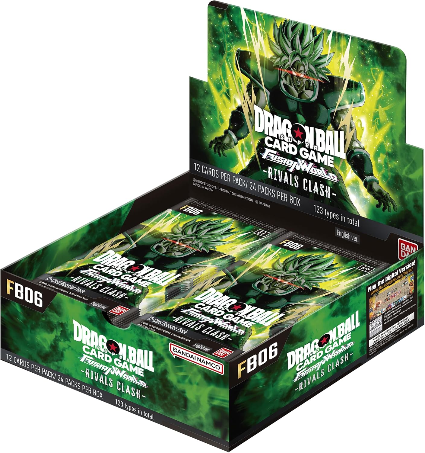 Dragon Ball Super TCG: Fusion World 06 Rivals Clash Booster Box (FB06) - 24 Packs
