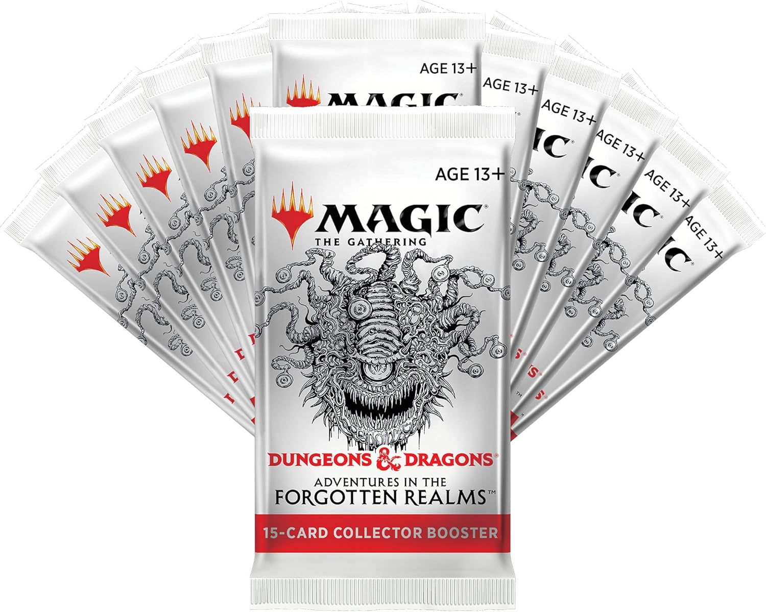 Magic: The Gathering Adventures in the Forgotten Realms Collector Booster Box | 12 Packs (180 Magic Cards)