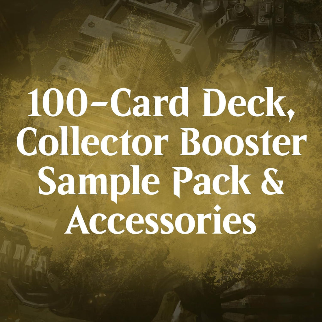 Magic: The Gathering Fallout Commander Deck - Science! (100-Card Deck, 2-Card Collector Booster Sample Pack + Accessories)
