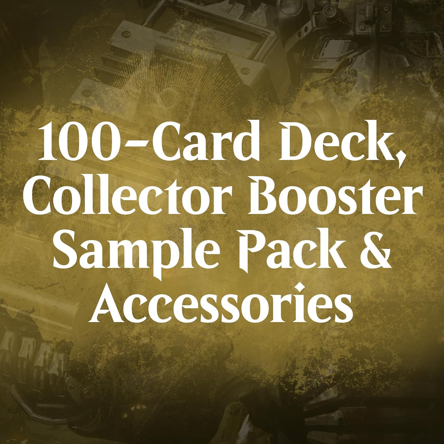 Magic: The Gathering Fallout Commander Deck - Scrappy Survivors (100-Card Deck, 2-Card Collector Booster Sample Pack + Accessories)