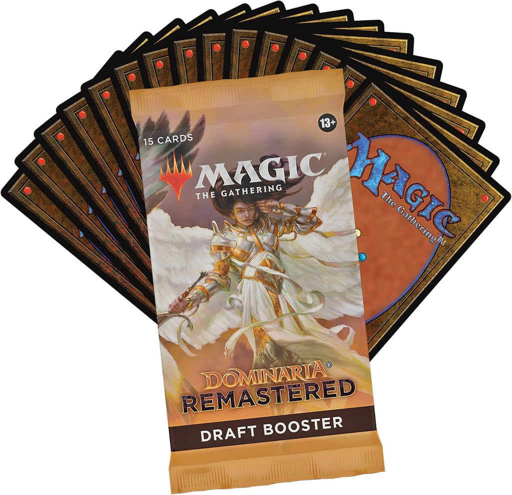 Magic The Gathering Dominaria Remastered Draft Booster Box | 36 Packs (540 Magic Cards)