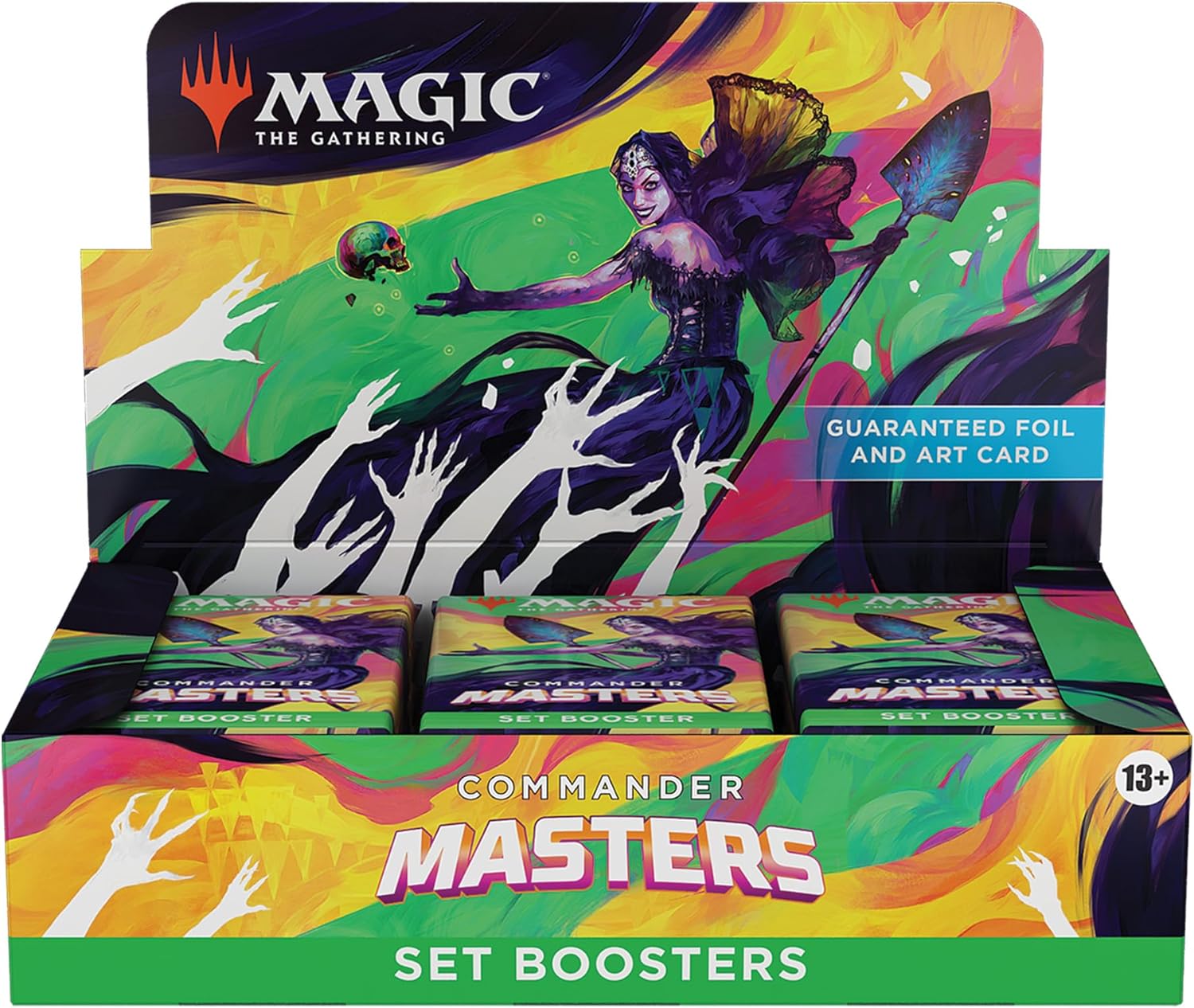 Magic The Gathering Commander Masters Set Booster Box - 24 Packs (360 Magic Cards)