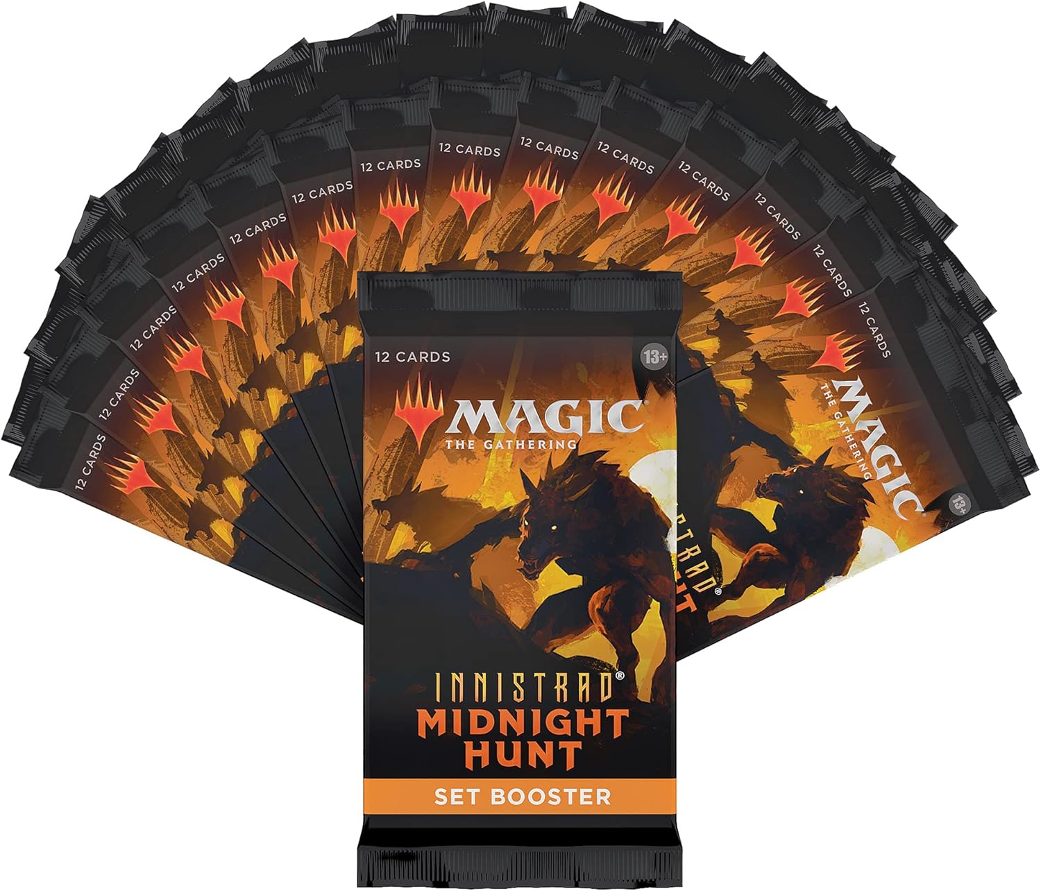 Magic The Gathering Innistrad: Midnight Hunt Set Booster Box | 12 Count (Pack of 30)