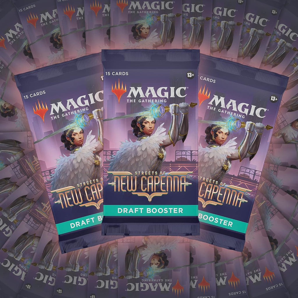 Magic: The Gathering Streets of New Capenna Draft Booster Box | 36 Packs + 1 Box Topper (541 Magic Cards)