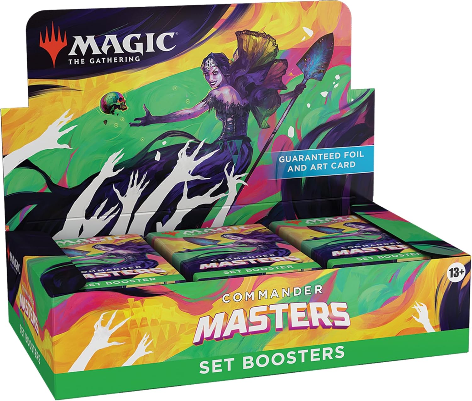 Magic The Gathering Commander Masters Set Booster Box - 24 Packs (360 Magic Cards)