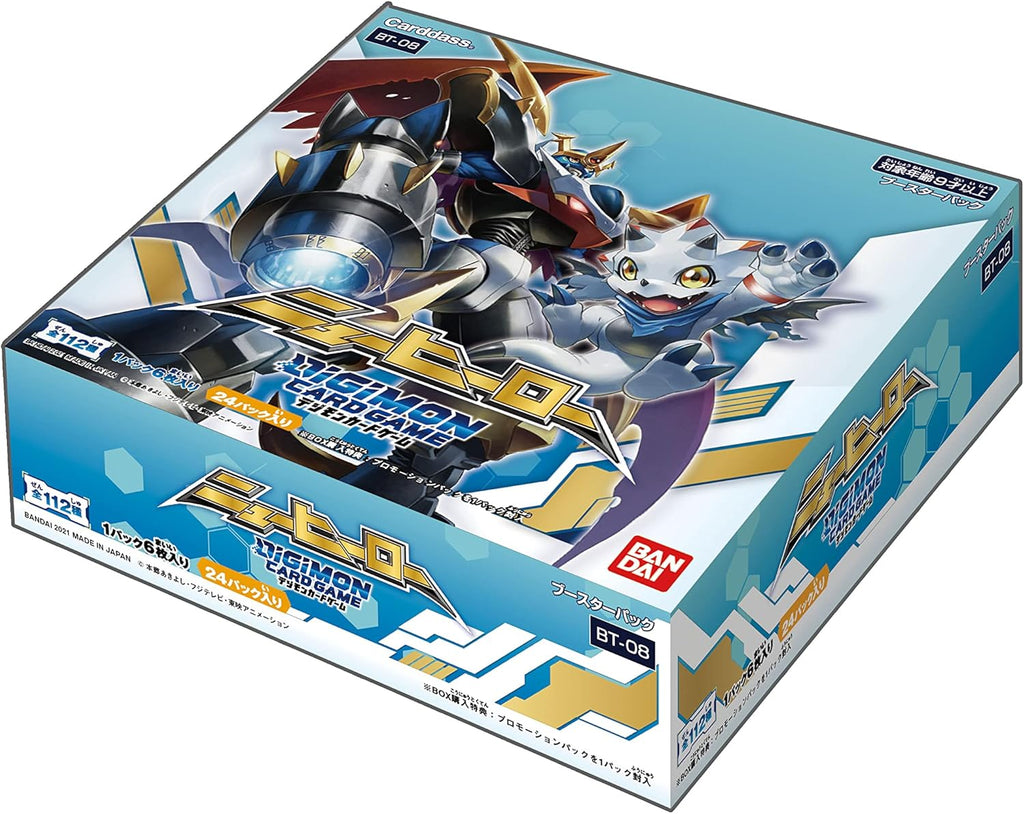 Digimon Card Game New Hero Japanese Booster Box [BT-08]
