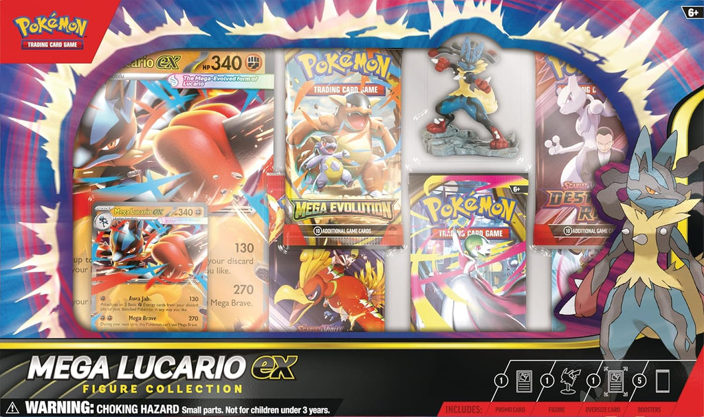 Pokémon TCG: Mega Lucario ex Figure Collection