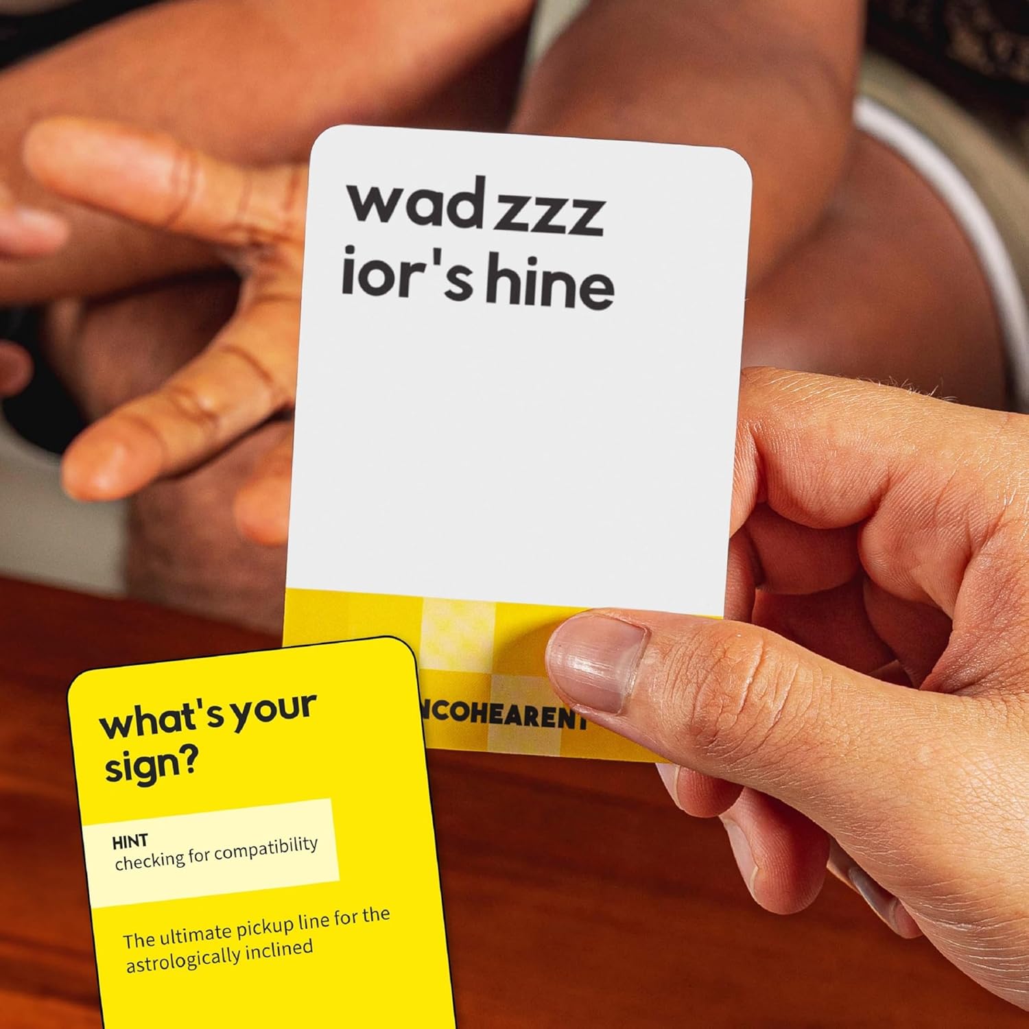 Incohearent, The Guess The Gibberish Party Game By Relatable, A Funny Card Game For Adults, Includes 300 Cards, Instructions, And 1 Sand Timer, Fun for Friendsgiving, or a White Elephant Gift
