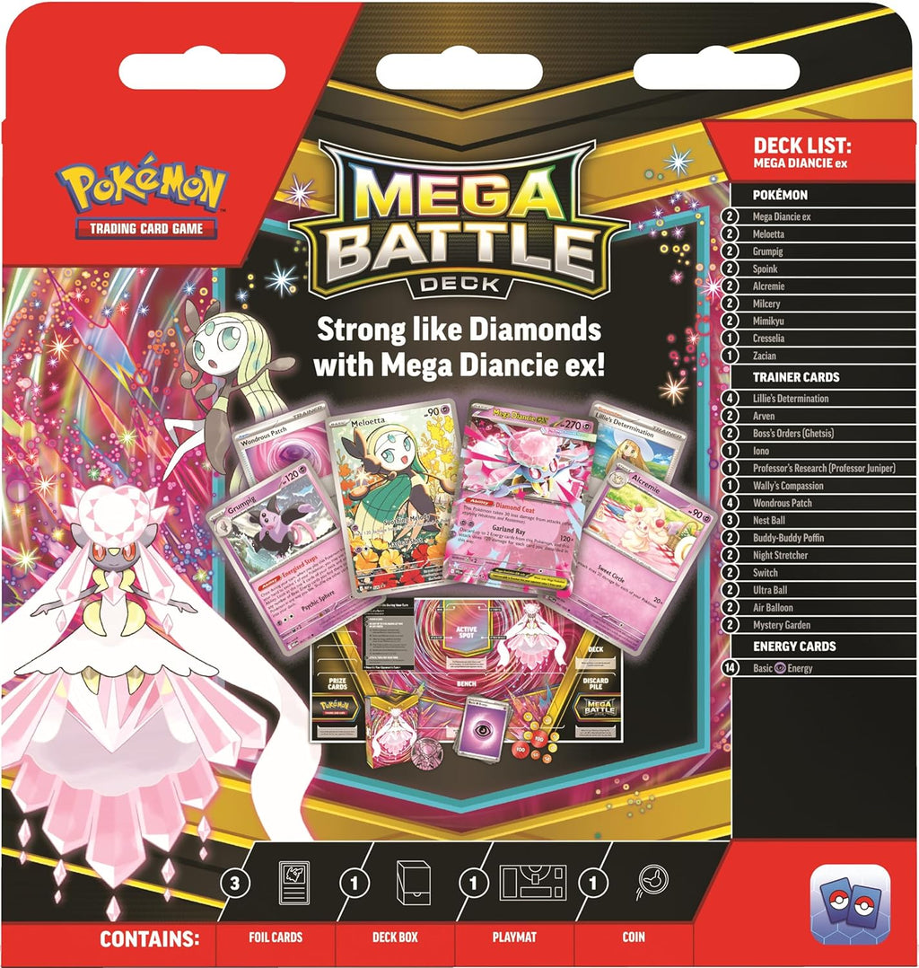 Pokémon TCG: Mega Battle Deck—Mega Gengar ex/Mega Diancie ex