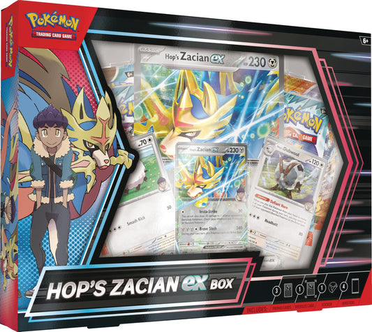 Pokemon TCG: Hop’s Zacian ex Box - 4 Packs