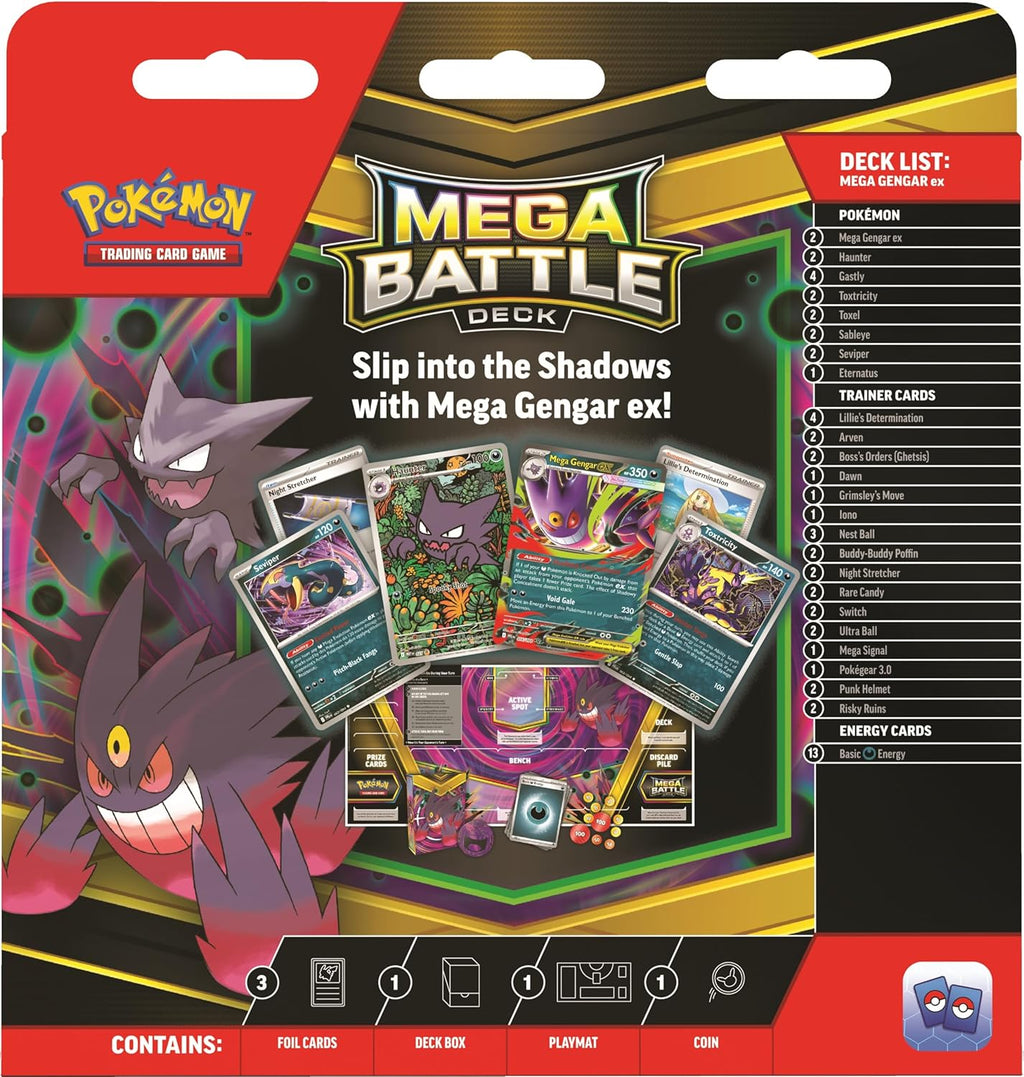 Pokémon TCG: Mega Battle Deck—Mega Gengar ex/Mega Diancie ex