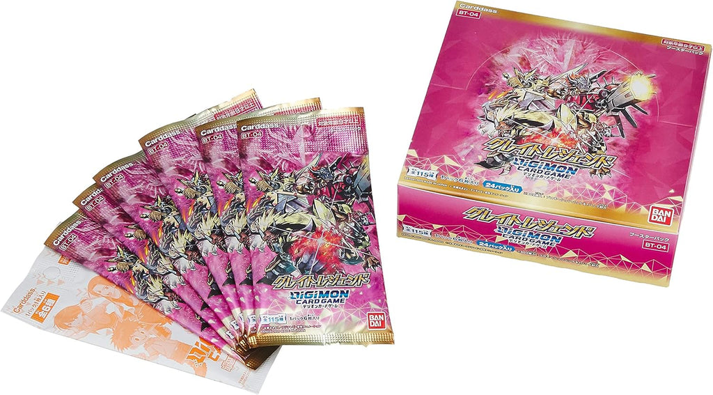 BANDAI NAMCO Entertainment Digimon Card Game Booster Gray Great Legend (BT-04) (Box)