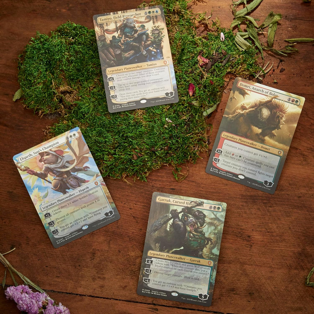 Magic: The Gathering Bloomburrow Commander Deck Bundle - Includes All 4 Decks (Animated Army, Family Matters, Peace Offering, and Squirreled Away)