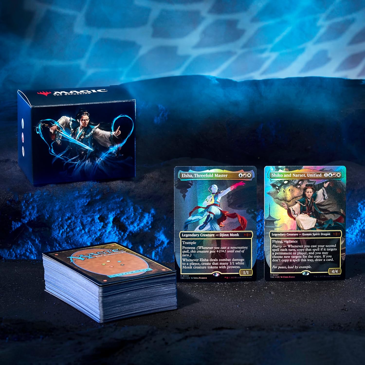 Magic: The Gathering Tarkir: Dragonstorm Commander Deck Bundle - Includes All 5 Decks (Abzan Armor, Jeskai Striker, Sultai Arisen, Mardu Surge, Temur Roar)