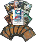 Magic The Gathering Cards 50 MTG Card Assorted Lot (Commons/Uncommons, Foils, Rares) by Cazillion Cards
